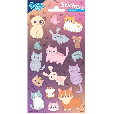 Totum, Sticker, Stickerbogen Tiere Kawaii Totum, Sticker, Stickerbogen Tiere Kawaii