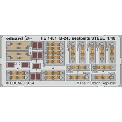 Eduard B-24J seatbelts STEEL HOBBY BOSS Eduard B-24J seatbelts STEEL HOBBY BOSS