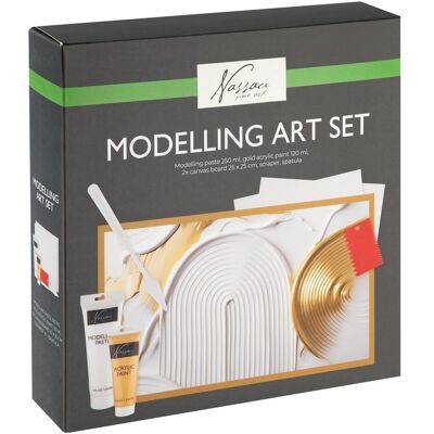 Nassau, Modelliermasse, - Modelling art set - incl paste 250 ml & 1 scraper (AR0767/GE) Nassau, Modelliermasse, - Modelling art set - incl paste 250 ml & 1 scraper (AR0767/GE)