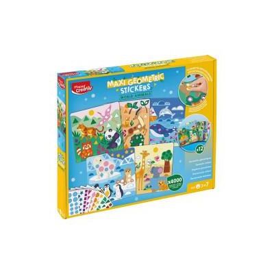 Maped, Sticker, Kreative geometrische Maxi-Tieraufkleber Maped, Sticker, Kreative geometrische Maxi-Tieraufkleber