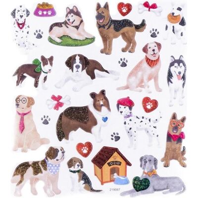 DP Craft, Sticker, Hunde Glitzeraufkleber 27 Stk (27 Sticker) DP Craft, Sticker, Hunde Glitzeraufkleber 27 Stk (27 Sticker)