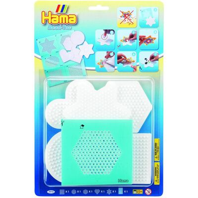 Hama Perlen Bead-Tac Strijkkralenbordjes, 5st. Hama Perlen Bead-Tac Strijkkralenbordjes, 5st.