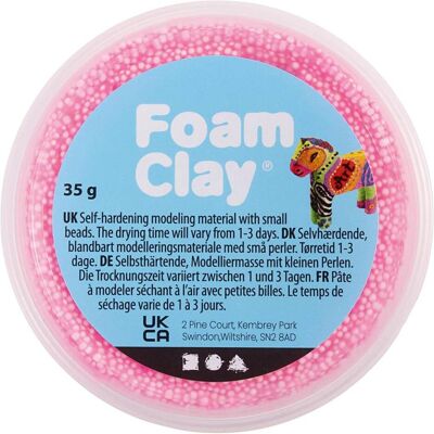 Foam Clay, Modelliermasse, , pink, 35 g/ 1 tub Foam Clay, Modelliermasse, , pink, 35 g/ 1 tub