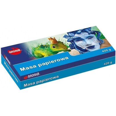 Monta, Modelliermasse, MONA-Papierzellstoff 420g Monta, Modelliermasse, MONA-Papierzellstoff 420g