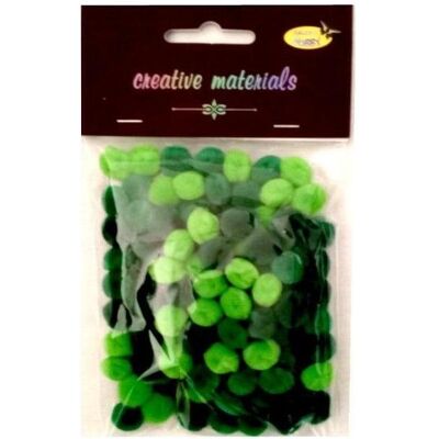 Titanum Acryl-Pompons grün 10mm 100 Stk Titanum Acryl-Pompons grün 10mm 100 Stk