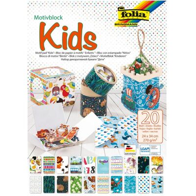 Folia, Bastelpapier, Motivblock (270 g/m², 1x) Folia, Bastelpapier, Motivblock (270 g/m², 1x)