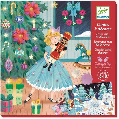Djeco Märchen zum Verzieren Weihnachtsstimmung Djeco Märchen zum Verzieren Weihnachtsstimmung
