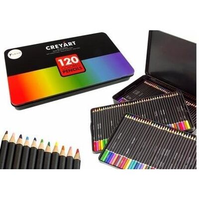 Lean Toys, Malstifte, Kunstmalstifte 120 Farben (120x) Lean Toys, Malstifte, Kunstmalstifte 120 Farben (120x)