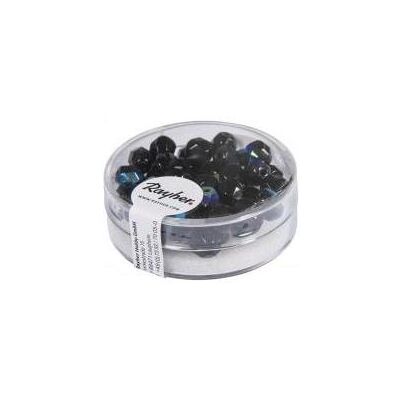 Rayher Glas Schliffperle, 6mm ø, onyx, 50 Stück Rayher Glas Schliffperle, 6mm ø, onyx, 50 Stück