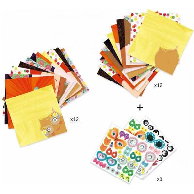 Djeco Origami-Set - Schöne Gesichter - Origami-Kit für Kinder Djeco Origami-Set - Schöne Gesichter - Origami-Kit für Kinder