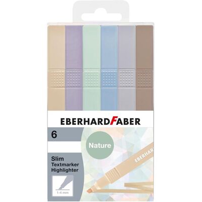 EberhardFaber, Marker, Textmarkeretui 6ST Slim Natur Shades (6x) EberhardFaber, Marker, Textmarkeretui 6ST Slim Natur Shades (6x)