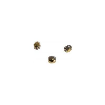 Rayher Glas Schliffperle, 4mm ø, gold, 100 Stück Rayher Glas Schliffperle, 4mm ø, gold, 100 Stück