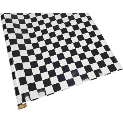 Planet-Hobby Bügelfolie Schwarz / Weiss Quadrat (3x3cm) 10 Meter Planet-Hobby Bügelfolie Schwarz / Weiss Quadrat (3x3cm) 10 Meter