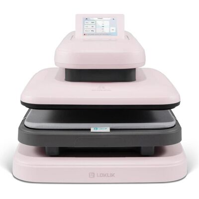 LOKLiK - ImPress Auto 2-Smart - Pink - 38x38 cm - Heißpresse LOKLiK - ImPress Auto 2-Smart - Pink - 38x38 cm - Heißpresse
