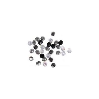 Rayher Glas Schliffperle, 4mm ø, kristall, 100 Stück Rayher Glas Schliffperle, 4mm ø, kristall, 100 Stück