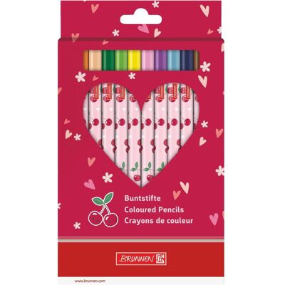 Baier & Schneider, Malstifte, Jumbo Buntstifte 12er Pckg. Fruity Love (12x) Baier & Schneider, Malstifte, Jumbo Buntstifte 12er Pckg. Fruity Love (12x)