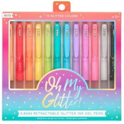 Ooly, Schreibstifte, Gelstifte mit Glitzer Oh My Glitter 12 Farben (12x) Ooly, Schreibstifte, Gelstifte mit Glitzer Oh My Glitter 12 Farben (12x)