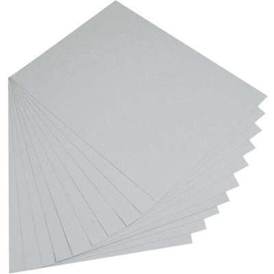 Folia, Bastelpapier, Fotokarton, (B)500 x (H)700 mm, 300 g/qm, hellgrau (300 g/m², 10x) Folia, Bastelpapier, Fotokarton, (B)500 x (H)700 mm, 300 g/qm, hellgrau (300 g/m², 10x)