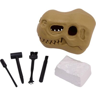 Johntoy Dino-Schädel mit Fossilien-Schnitzset Johntoy Dino-Schädel mit Fossilien-Schnitzset
