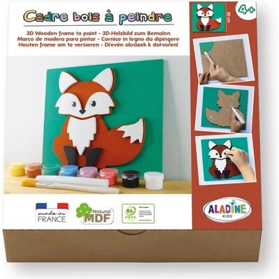 Aladine 3D-Holzbild zum Bemalen Fuchs Aladine 3D-Holzbild zum Bemalen Fuchs
