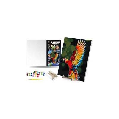 Qbee Malen nach Zahlen – Flug des Papageis 30x40cm Qbee Malen nach Zahlen – Flug des Papageis 30x40cm