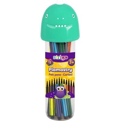 Stigo Bike, Marker, Dinosaurier-Marker 12 Farben STRIGO (12x) Stigo Bike, Marker, Dinosaurier-Marker 12 Farben STRIGO (12x)