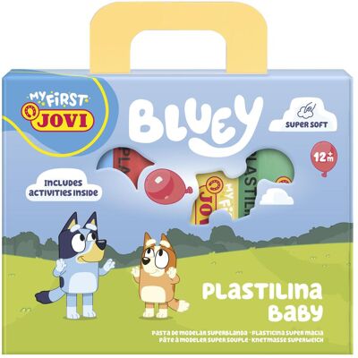 Jovi, Modelliermasse, BLUEY MY FIRST PLASTILINA BABY Knetmasse Jovi, Modelliermasse, BLUEY MY FIRST PLASTILINA BABY Knetmasse