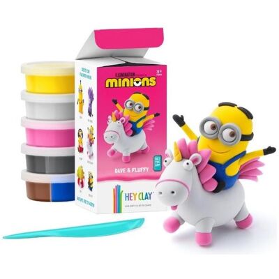 Tm, Modelliermasse, Hey Clay – Minions: Dave und Fluffy mit Zubehör Tm, Modelliermasse, Hey Clay – Minions: Dave und Fluffy mit Zubehör