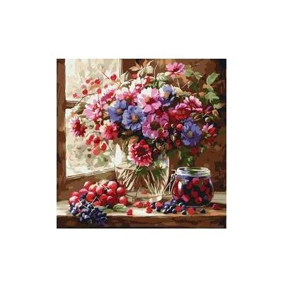 Ideyka Malen nach Zahlen - Blumenstrauss und Früchte Ideyka Malen nach Zahlen - Blumenstrauss und Früchte