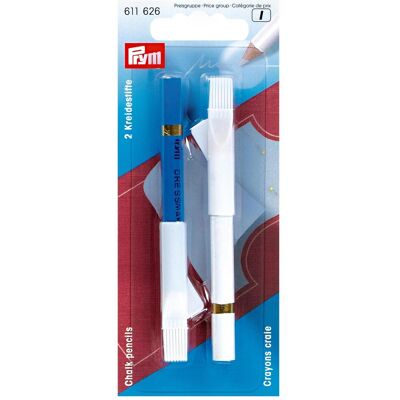 Prym Kreidestifte, Nähzubehör, Blau, Weiss Prym Kreidestifte, Nähzubehör, Blau, Weiss