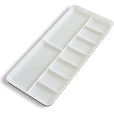Mal Zubehör, GUNDAM ACC - Palette plastique pour peinture '18x8.5cm' Mal Zubehör, GUNDAM ACC - Palette plastique pour peinture '18x8.5cm'