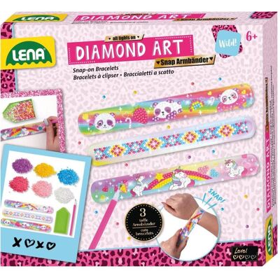 Lena Diamond Art Snap Armbänder, FS Lena Diamond Art Snap Armbänder, FS