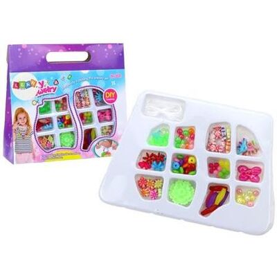 Lean Toys Ein Satz Perlen zur Herstellung von Schmuck Lean Toys Ein Satz Perlen zur Herstellung von Schmuck