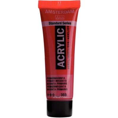 Amsterdam, Künstlerfarbe + Bastelfarbe, Standard Series Acrylic Tube Primary Magenta 369 (20 ml) Amsterdam, Künstlerfarbe + Bastelfarbe, Standard Series Acrylic Tube Primary Magenta 369 (20 ml)
