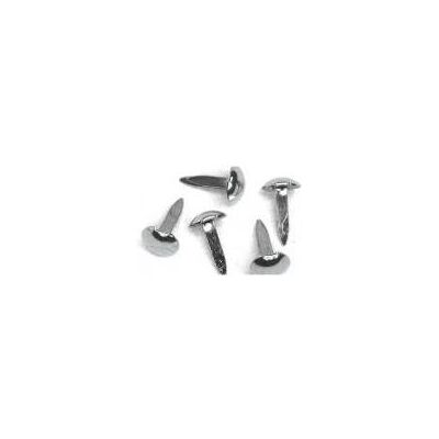 Rayher Brads Rund, silber, 75 Stück Rayher Brads Rund, silber, 75 Stück
