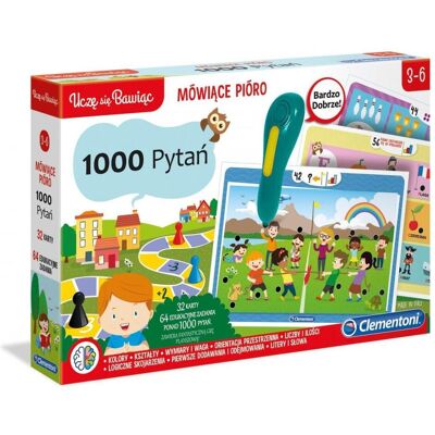 Clementoni !!! CLE Mówiące pióro 1000 pytań 50653 Clementoni !!! CLE Mówiące pióro 1000 pytań 50653