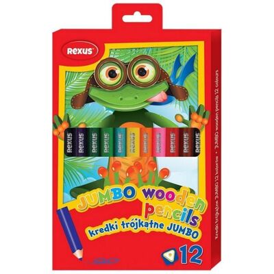 Beniamin, Malstifte, Jumbo dreieckige Buntstifte 12 Farben (12x) Beniamin, Malstifte, Jumbo dreieckige Buntstifte 12 Farben (12x)