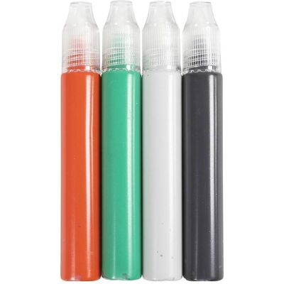Creativ Company, Modelliermasse, Candle pens - Black, Green, Light Grey, Red (73480) Creativ Company, Modelliermasse, Candle pens - Black, Green, Light Grey, Red (73480)