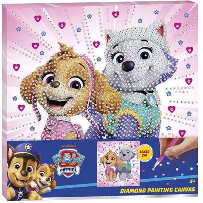 Grafix Paw Patrol Diamantmalerei-Leinwand – 30 x 30 cm Grafix Paw Patrol Diamantmalerei-Leinwand – 30 x 30 cm