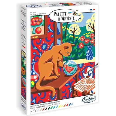 SentoSphere 45210 Zeichen-Set - Künstlerpalette Die Katze und der Fisch SentoSphere 45210 Zeichen-Set - Künstlerpalette Die Katze und der Fisch