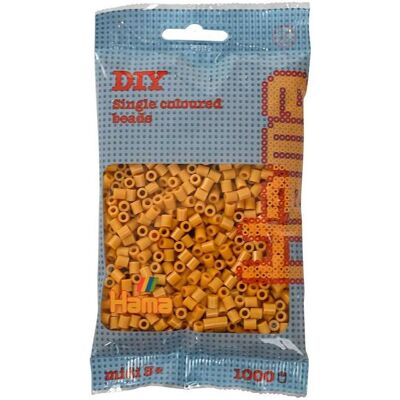 Hama Perlenbeutel, 1.000 Stück, Curry Hama Perlenbeutel, 1.000 Stück, Curry