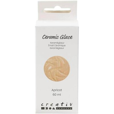 Creativ Company, Modelliermasse, Versiegelung 984 - 1101 °C, 60 ml, Apricot Creativ Company, Modelliermasse, Versiegelung 984 - 1101 °C, 60 ml, Apricot