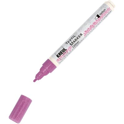 Kreul, Marker, Stoffmalstift, Textilmarker Javana texi mäx Glitter für helle und dunkle Stoffe (1x) Kreul, Marker, Stoffmalstift, Textilmarker Javana texi mäx Glitter für helle und dunkle Stoffe (1x)