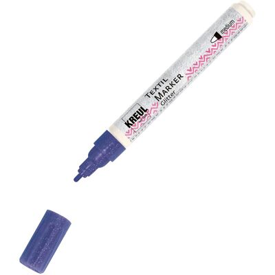 Kreul, Marker, Stoffmalstift, Textilmarker Javana texi mäx Glitter für helle und dunkle Stoffe (1x) Kreul, Marker, Stoffmalstift, Textilmarker Javana texi mäx Glitter für helle und dunkle Stoffe (1x)