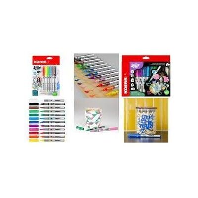 Kores, Marker, Kreative Acrylmarker Acrylic, 12er Etui Flüssigtinte, einfach schütteln und malen, kein Pumpen (12x) Kores, Marker, Kreative Acrylmarker Acrylic, 12er Etui Flüssigtinte, einfach schütteln und malen, kein Pumpen (12x)