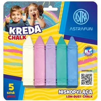 Astra Jumbo quadratische Kreide Fun 5 Stk. (5x) Astra Jumbo quadratische Kreide Fun 5 Stk. (5x)
