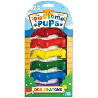 Ooly, Malstifte, Pawsome Pups Buntstifte 6 Stk (6x) Ooly, Malstifte, Pawsome Pups Buntstifte 6 Stk (6x)