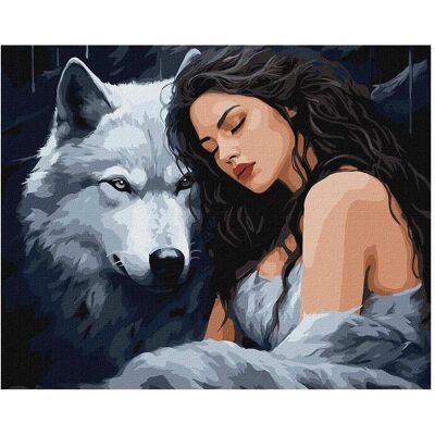 Ideyka Malen nach Zahlen - Unter der Obhut des Wolfes Ideyka Malen nach Zahlen - Unter der Obhut des Wolfes