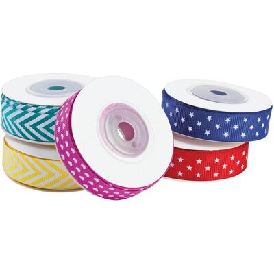 Colorations Band mit Mustern, 5er-Set Colorations Band mit Mustern, 5er-Set