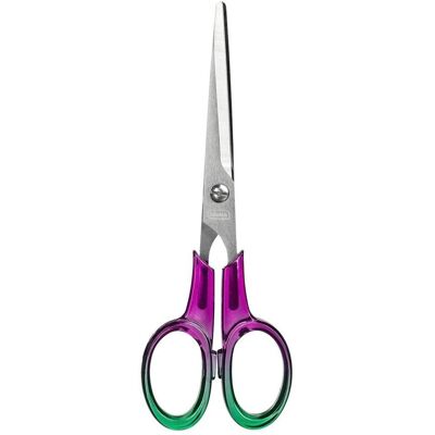 Idena, Schere, Schere Bicolor Acryl pink/grün (16 cm) Idena, Schere, Schere Bicolor Acryl pink/grün (16 cm)